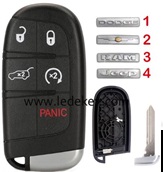 Carcasa Push Jeep/Dodge 5 Bot