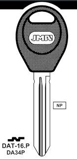 [NISSAN PLASTICO dat-16p da34p] LLAVE NISSAN PLASTICO