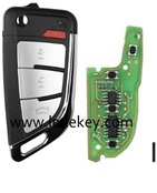 [VVXK- 31] vvdi plateada bmw s/chip 4 botones